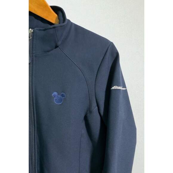 Eddie Bauer Disney Collab Jacket Women’s M Mickey Mouse Softshell Blue Full Zip - Picture 2 of 5